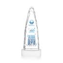 Goderich Full Color White on Base Obelisk Crystal Award