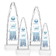 Goderich Full Color White on Base Obelisk Crystal Award - Newest Additions