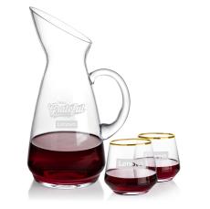 Taroni Carafe & Tucson Gold Stemless Wine - Corporate Awards