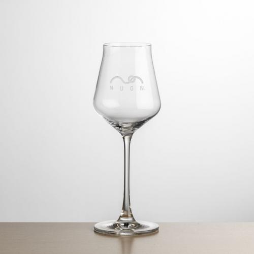 Corporate Gifts, Recognition Gifts and Desk Accessories - Etched Barware - Wine Glasses - Bretton Wine - Deep Etch