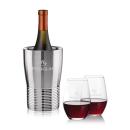 Genoa Wine Cooler & Vale Stemless Wine Set