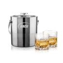 Catania Ice Bucket & Denby On-the-Rocks Set