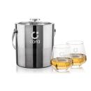 Catania Ice Bucket & Hartsdale On-the-Rocks Set