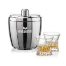 Pescara Ice Bucket & Langstaff On-the-Rocks Set