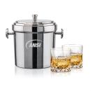 Milano Ice Bucket & Denby On-the-Rocks Set