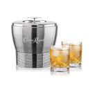 Genoa Ice Bucket & Durham On-the-Rocks Set