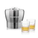 Genoa Ice Bucket & Oakham On-the-Rocks Set