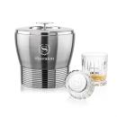 Genoa Ice Bucket & Princeton On-the-Rocks Set