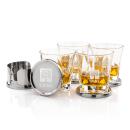 Baldoni Coasters & Oakhaven On-the-Rocks Set