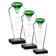 Employee Gifts - Endeavour Emerald Crystal Award