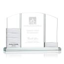 Lavery Add-a-Block Silver Arch & Crescent Crystal Award