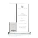 Jovita Add-a-Block Silver Rectangle Crystal Award