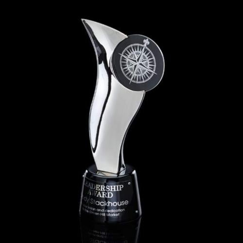 Corporate Awards - Glass Awards - Flame Awards - Apotheosis Flame Glass Award