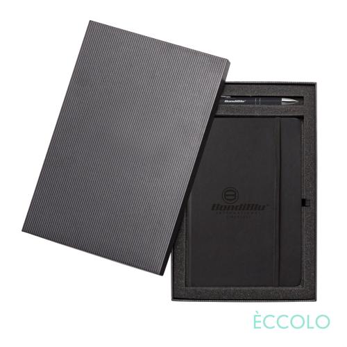 Corporate Recognition Gifts - Executive Gifts - Eccolo&reg; Cool Journal/Clicker Pen Gift Set - (M)