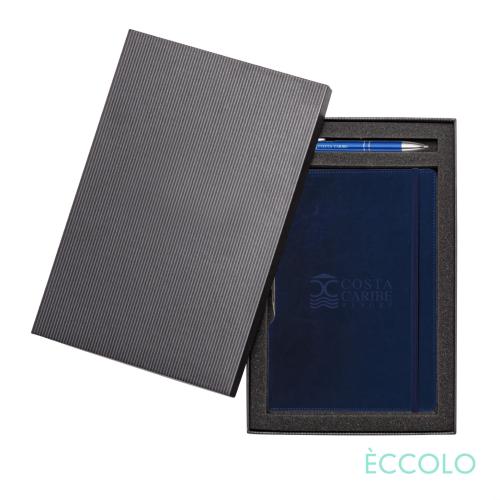 Corporate Recognition Gifts - Executive Gifts - Eccolo&reg; Rhythm Journal/Clicker Pen Gift Set - (M)