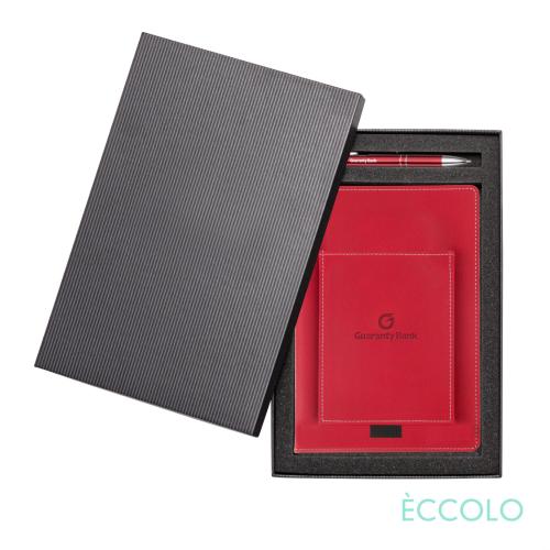 Corporate Recognition Gifts - Executive Gifts - Eccolo&reg; Austin Journal/Clicker Pen Gift Set - (M)