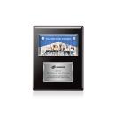 Gossamer Full Color Plaque - Black/Silver