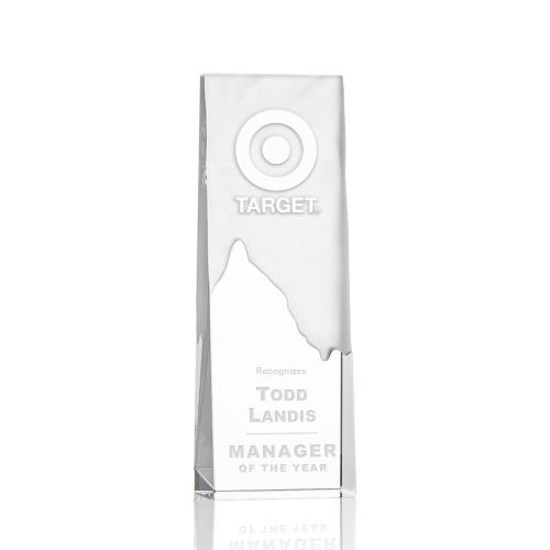 Corporate Awards - Crystal Awards - Crystal Pillar Awards - Rushmore Obelisk Crystal Award