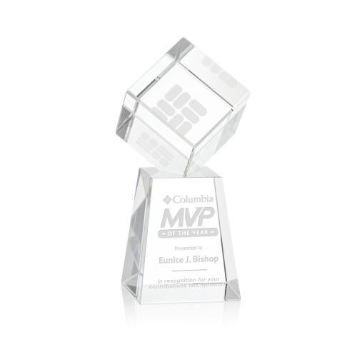 Corporate Awards - Crystal Awards - Burrill Crystal on Celestina Base Award