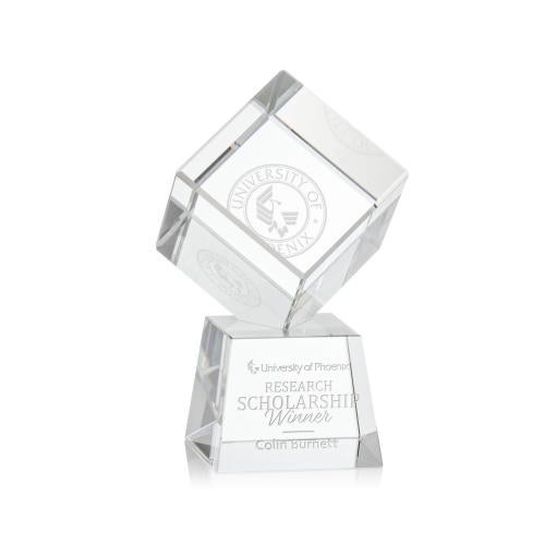 Corporate Awards - Crystal Awards - Burrill Clear on Robson Base Crystal Award