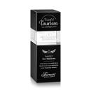 Tofino Stacker Black Obelisk Crystal Award