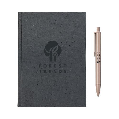 Corporate Recognition Gifts - Executive Gifts - Tree Free Notebook/Algo Pen Gift Set