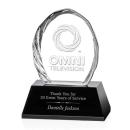 Tottenham Liquid&trade; Black Arch & Crescent Crystal Award