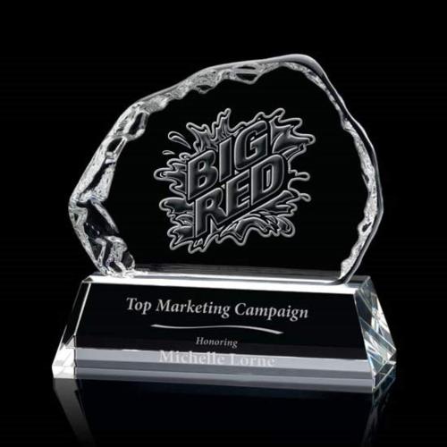 Corporate Awards - Crystal Awards - Aspen Liquid&trade; Clear Crystal Award