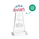 EdgeCraft Tapered Clear (via Air) on Mitered Abstract / Misc Crystal Award