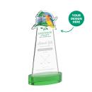 EdgeCraft Tapered Green (via Ocean) on Alberton Abstract / Misc Crystal Award