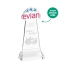 EdgeCraft Tapered Clear (via Ocean) on Hartford Abstract / Misc Crystal Award
