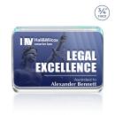 Calverley Double Sided Full Color Rectangle Crystal Award