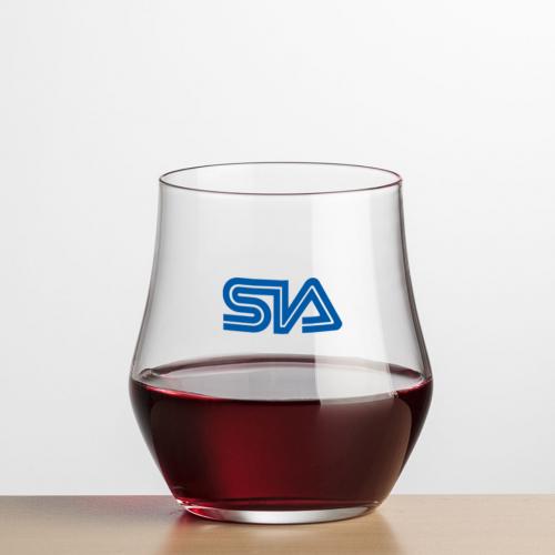 Corporate Gifts, Recognition Gifts and Desk Accessories - Etched Barware - Wine Glasses - Stemless Wine Glasses - Atlantis Stemless Wine - Imprinted 13oz 