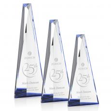 Employee Gifts - Belize Optical/Blue Obelisk Crystal Award