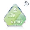 Gresham Double Sided Full Color Crystal Award