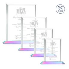 Harrington Prismatic Rectangle Crystal Award - Crystal Awards