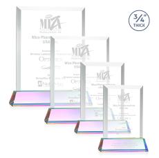 Harrington Prismatic on Newhaven Rectangle Crystal Award - Crystal Awards