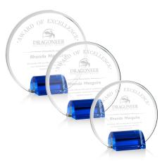 Sutherland Blue Circle Crystal Award - Corporate Awards