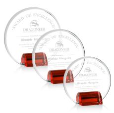 Sutherland Red Circle Crystal Award - Corporate Awards