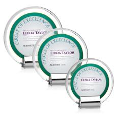 Sutherland Full Color Circle Metal Award - Metal Awards
