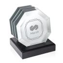 Sloan Coasters - Set of 4 on Black Base