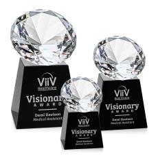 Fortino Black/Diamond Crystal Award - Full Color Awards