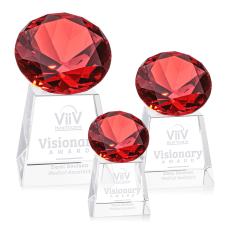 Fortino Ruby Crystal Award - Full Color Awards