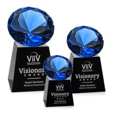 Fortino Black/Sapphire Crystal Award - Full Color Awards