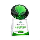 Fortino Full Color Emerald Crystal Award