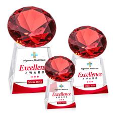 Fortino Full Color Ruby Crystal Award - Newest Additions