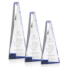 Belize Optical/Blue Obelisk Crystal Award - Crystal Awards