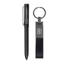 Blamont Twist Ballpoint Pen & Key Ring Gift Set