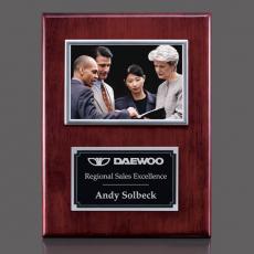 Metcalfe Plaque - Rosewood/Silver - Picture Frames
