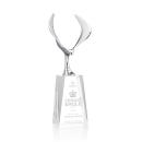 Maverick Eagle Clear on Cairns Base Animals Crystal Award
